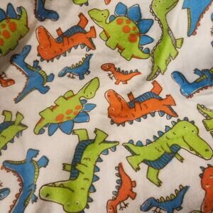 1-1/2 Yards Whimsical Dinosaur Flannel 42 in No Pre Wash JoAnn Fg